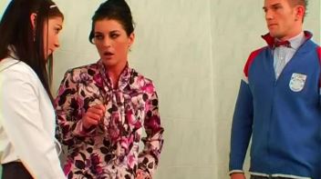 Lavatory Lesson Screencap 8 on www.sinx.com