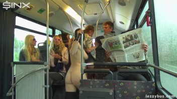 Latex Wearing Lesbian Sluts Get Crazy On The Bus Screencap 44 on www.sinx.com