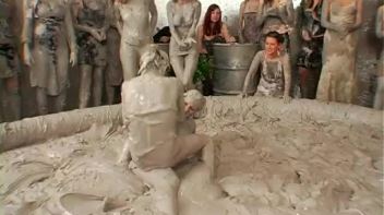 Tit-to-Tit Mud Combat! Screencap 47 on www.sinx.com