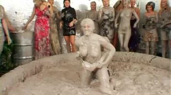 Tit-to-Tit Mud Combat! Screencap 74 on www.sinx.com