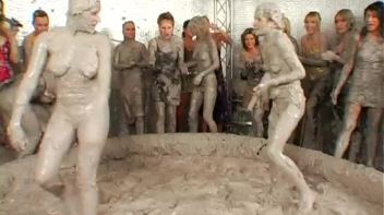 Tit-to-Tit Mud Combat! Screencap 76 on www.sinx.com