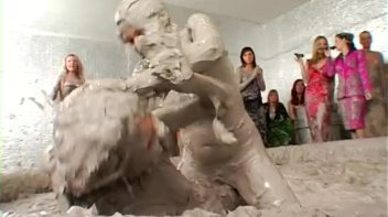 Tit-to-Tit Mud Combat! Screencap 81 on www.sinx.com