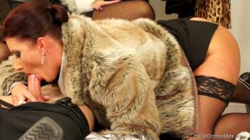 Putting Fur Coats To The Fully Clothed Fuck Test Screencap 29 on www.sinx.com