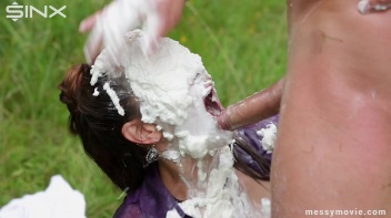 Girls Have Messy Outdoor Whipped Cream Adventure Screencap 113 on www.sinx.com