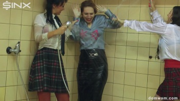 Naughty Schoolgirls Get Drenched By Their Teacher - Cam 2 Screencap 21 on www.sinx.com