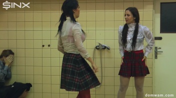 Naughty Schoolgirls Get Drenched By Their Teacher - Cam 2 Screencap 26 on www.sinx.com