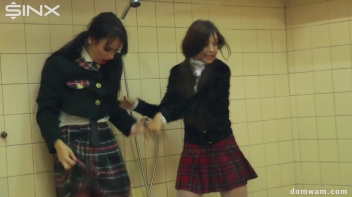 Naughty Schoolgirls Get Drenched By Their Teacher - Cam 2 Screencap 3 on www.sinx.com