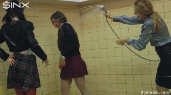 Naughty Schoolgirls Get Drenched By Their Teacher - Cam 2 Screencap 7 on www.sinx.com