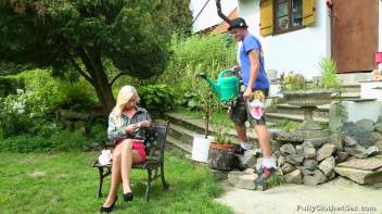 Shiny Satin Backyard Passion Screencap 8 on www.sinx.com