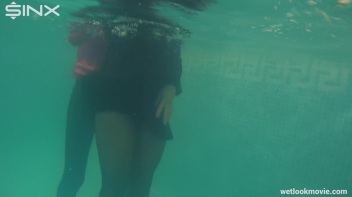 Hot Babes' Wet and Wild Poolside Antics Screencap 12 on www.sinx.com