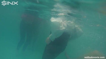 Hot Babes' Wet and Wild Poolside Antics Screencap 18 on www.sinx.com