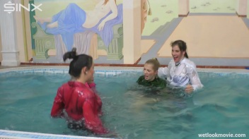 Hot Babes' Wet and Wild Poolside Antics Screencap 20 on www.sinx.com