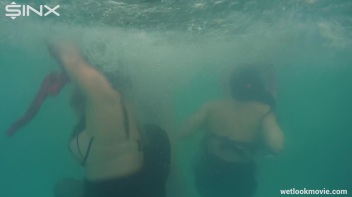 Hot Babes' Wet and Wild Poolside Antics Screencap 58 on www.sinx.com