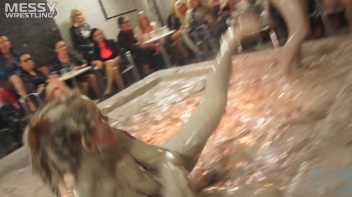 Muddy Wrestling: Fiery Redhead vs. The Old-Timer Screencap 32 on www.sinx.com