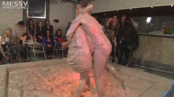 Muddy Wrestling: Fiery Redhead vs. The Old-Timer Screencap 37 on www.sinx.com