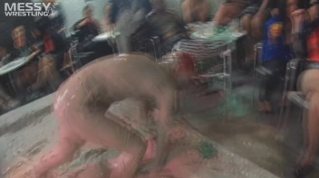 Muddy Wrestling: Fiery Redhead vs. The Old-Timer Screencap 47 on www.sinx.com