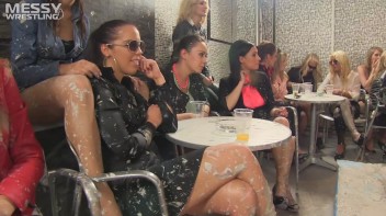 Muddy Wrestling: Fiery Redhead vs. The Old-Timer Screencap 67 on www.sinx.com