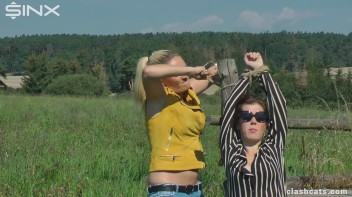 Feisty Europeans Catfight Outside - Cam 1 Screencap 18 on www.sinx.com