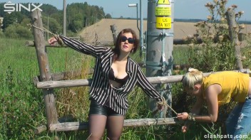 Feisty Europeans Catfight Outside - Cam 1 Screencap 29 on www.sinx.com