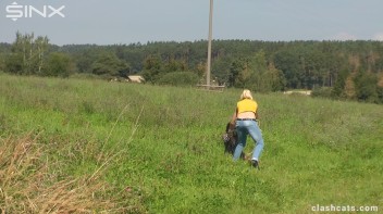 Feisty Europeans Catfight Outside - Cam 1 Screencap 7 on www.sinx.com
