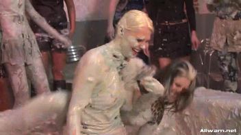 Eurobabe Cheetah Rolls Around In The Mud Screencap 10 on www.sinx.com
