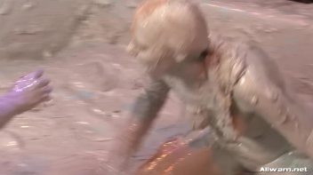 Eurobabe Cheetah Rolls Around In The Mud Screencap 42 on www.sinx.com