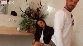 Bitchy Boss' Satin Blouse Covered In Cum Screencap 3 on www.sinx.com