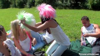 Water Balloons, Piss Showers, and Funky Fuckers Part 1 Screencap 16 on www.sinx.com
