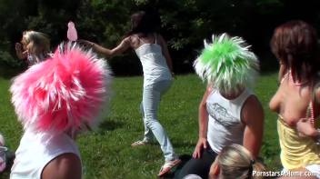 Water Balloons, Piss Showers, and Funky Fuckers Part 1 Screencap 34 on www.sinx.com