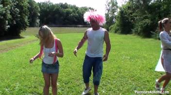 Water Balloons, Piss Showers, and Funky Fuckers Part 1 Screencap 37 on www.sinx.com