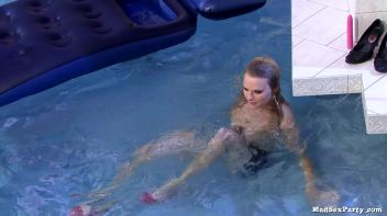 Pool Party Pussy Eaters Part 3 Screencap 82 on www.sinx.com