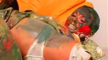 Smearing Paint All Over Each Other Screencap 86 on www.sinx.com