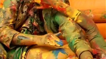 Smearing Paint All Over Each Other Screencap 96 on www.sinx.com