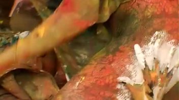 Smearing Paint All Over Each Other Screencap 107 on www.sinx.com