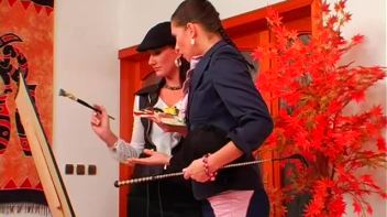 Smearing Paint All Over Each Other Screencap 23 on www.sinx.com