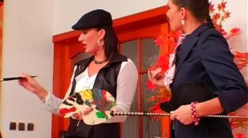 Smearing Paint All Over Each Other Screencap 24 on www.sinx.com