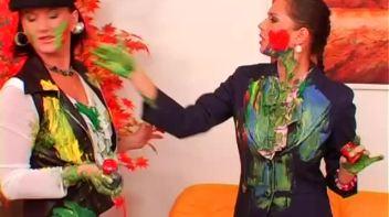 Smearing Paint All Over Each Other Screencap 33 on www.sinx.com