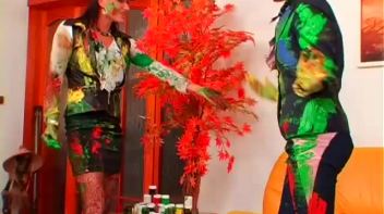 Smearing Paint All Over Each Other Screencap 37 on www.sinx.com