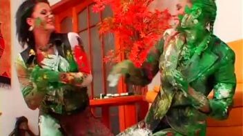 Smearing Paint All Over Each Other Screencap 46 on www.sinx.com