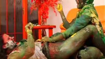 Smearing Paint All Over Each Other Screencap 66 on www.sinx.com