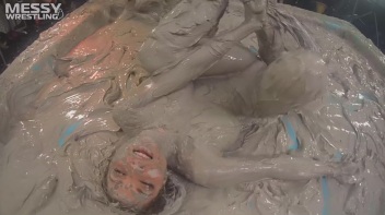 Messy Wrestling: Scary In Satin! Business Babes Rip Each Other Up In The Mud! Screencap 72 on www.sinx.com