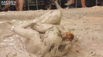 Messy Wrestling: Scary In Satin! Business Babes Rip Each Other Up In The Mud! Screencap 75 on www.sinx.com