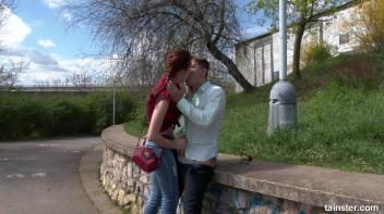 Incredible Chelsey seduces a stranger in a park Screencap 14 on www.sinx.com