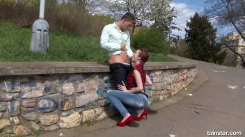 Incredible Chelsey seduces a stranger in a park Screencap 24 on www.sinx.com