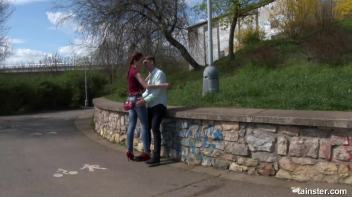 Incredible Chelsey seduces a stranger in a park Screencap 5 on www.sinx.com