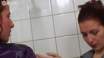 Two European Babes Enjoy Showering Together Screencap 59 on www.sinx.com
