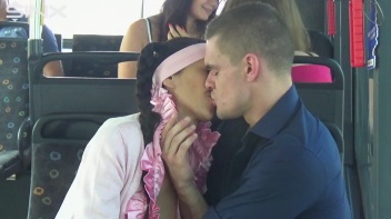 Pigtailed Cutie Sucks Cock On A Public Bus Screencap 12 on www.sinx.com