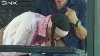 Pigtailed Cutie Sucks Cock On A Public Bus Screencap 14 on www.sinx.com