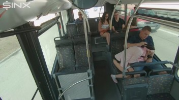 Pigtailed Cutie Sucks Cock On A Public Bus Screencap 19 on www.sinx.com