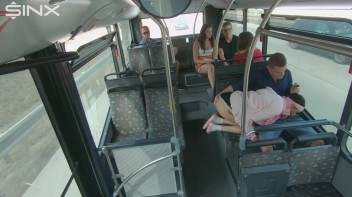 Pigtailed Cutie Sucks Cock On A Public Bus Screencap 29 on www.sinx.com
